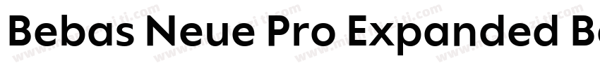 Bebas Neue Pro Expanded Bold字体转换